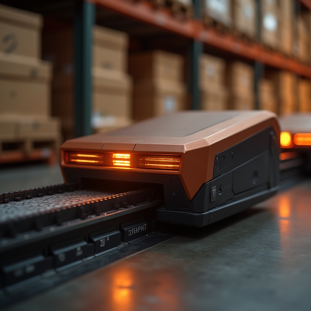 Automated goods-to-person picking system with robotic shelving unit